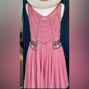 Free People Chiffon Beaded Dress